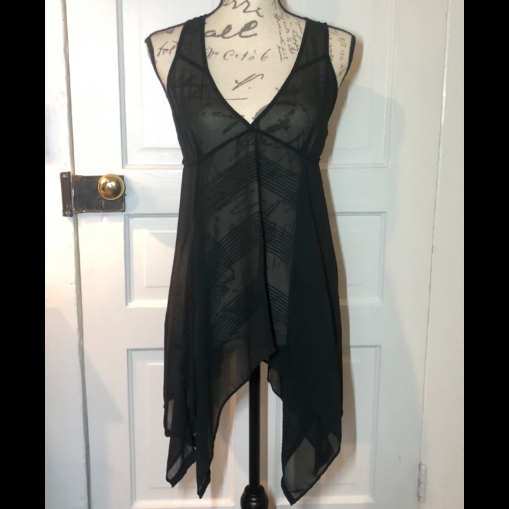 Converse flowy tank bathing suit cover up